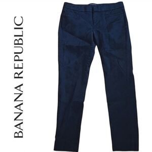SZ2 Shimmery Holiday Pants Textured Banana Republic Black